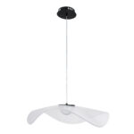 GloboStar® ACRYLICA 60975 Κρεμαστό Φωτιστικό Οροφής Design LED CCT 20W 2240lm 360° AC 220-240V - Εναλλαγή Φωτισμού μέσω Διακόπτη On/Off All In One Ψυχρό 6000k+Φυσικό 4500k+Θερμό 2700k Φ60cm - Μαύρο με Διάφανο Laser Designed Plexiglass - 3 Years Warranty - Image 6