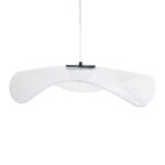 GloboStar® ACRYLICA 60975 Κρεμαστό Φωτιστικό Οροφής Design LED CCT 20W 2240lm 360° AC 220-240V - Εναλλαγή Φωτισμού μέσω Διακόπτη On/Off All In One Ψυχρό 6000k+Φυσικό 4500k+Θερμό 2700k Φ60cm - Μαύρο με Διάφανο Laser Designed Plexiglass - 3 Years Warranty - Image 8