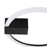 GloboStar® CINDERELLA 60976 Φωτιστικό Οροφής Δαχτυλίδι-Κύκλος LED CCT 16W 1792lm 360° AC 220-240V - Εναλλαγή Φωτισμού μέσω Διακόπτη On/Off All In One Ψυχρό 6000k+Φυσικό 4500k+Θερμό 2700k Φ28cm - Μαύρο - 3 Years Warranty - Image 6