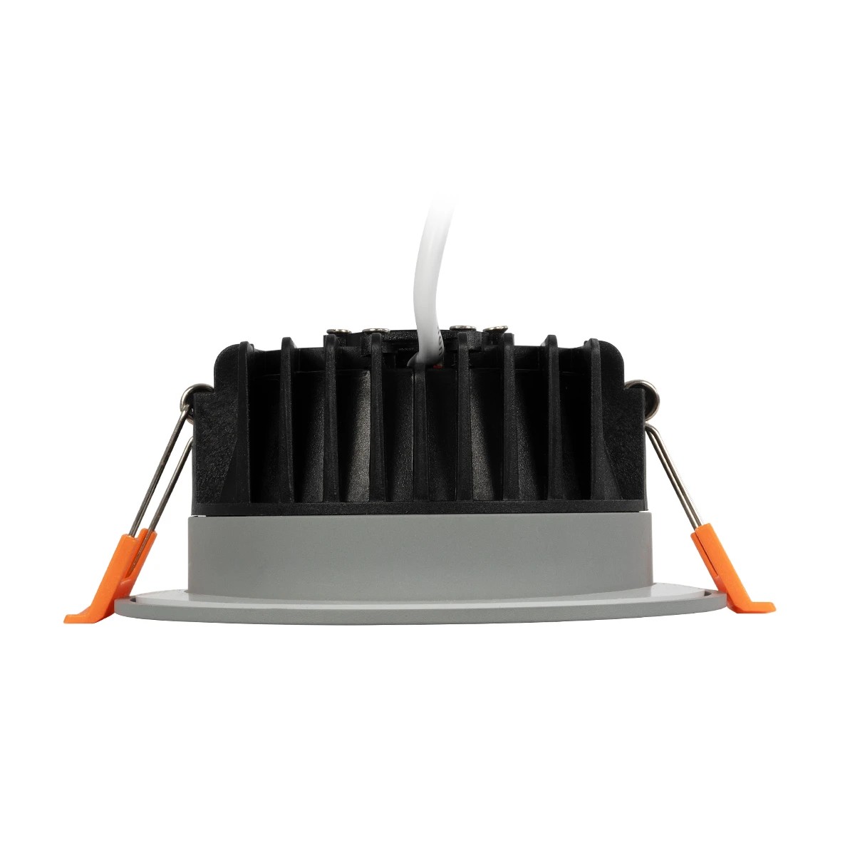 GLOBOSTAR® WATERA 60986 Χωνευτό Downlight Σποτ Panel LED 12W 1500lm 120° AC 220-240V Αδιάβροχο IP54 Ρυθμιζόμενο Λευκό CCT με Διακόπτη στο Σώμα 2700K/4500K/6000K Dimmable - Lumileds SMD Chip & TÜV SÜD Driver - Γκρι Ανθρακί Ματ - Μ10.8 x Π10.8 x Υ3.2cm / Q9cm - 3 Χρόνια Εγγύηση - Image 3