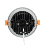 GLOBOSTAR® WATERA 60986 Χωνευτό Downlight Σποτ Panel LED 12W 1500lm 120° AC 220-240V Αδιάβροχο IP54 Ρυθμιζόμενο Λευκό CCT με Διακόπτη στο Σώμα 2700K/4500K/6000K Dimmable - Lumileds SMD Chip & TÜV SÜD Driver - Γκρι Ανθρακί Ματ - Μ10.8 x Π10.8 x Υ3.2cm / Q9cm - 3 Χρόνια Εγγύηση - Image 5