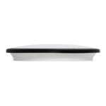 GloboStar® TUFFIN 60997 Πλαφονιέρα Οροφής LED 24W 2640lm 120° AC 220-240V Αδιάβροχη IP54 Φ30 x Υ6.5cm Φυσικό Λευκό 4500K - Μαύρο - Bridgelux Chips - 3 Years Warranty - Image 6