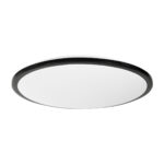 GloboStar® TUFFIN 60998 Πλαφονιέρα Οροφής LED 36W 4140lm 120° AC 220-240V Αδιάβροχη IP54 Φ48 x Υ6.5cm Ψυχρό Λευκό 6000K - Μαύρο - Bridgelux Chips - 3 Years Warranty - Image 3