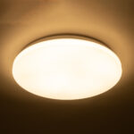 GloboStar® CELANO 61010 LED Πλαφονιέρα Οροφής Στρόγγυλη Φ33 30W 2700lm 120° AC 220-240V Αδιάβροχη IP54 Φ33 x Υ6cm Θερμό Λευκό 2700K - 3 Χρόνια Εγγύηση - Image 8