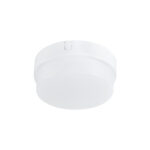 GloboStar® REVANO 61012 LED Πλαφονιέρα Οροφής Στρόγγυλη Φ12 12W 1140lm 180° AC 220-240V Αδιάβροχη IP54 Φ12 x Υ4.5cm Φυσικό Λευκό 4500K - 2 Χρόνια Εγγύηση