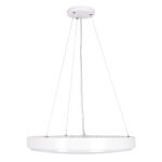 GloboStar® CASPER 61018 Κρεμαστή Πλαφονιέρα Οροφής LED CCT 76W 8372lm 120° AC 220-240V - Εναλλαγή Φωτισμού μέσω Τηλεχειριστηρίου All In One Ψυχρό Λευκό 6000k+Φυσικό Λευκό 4500k+Θερμό Λευκό 2700k Dimmable Φ45cm - Λευκό - 3 Years Warranty - Image 4