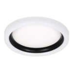 GloboStar® ARIANA 61034 Πλαφονιέρα Οροφής Κύκλος LED CCT 55W 6376lm 120° AC 220-240V - Εναλλαγή Φωτισμού μέσω Τηλεχειριστηρίου All In One Ψυχρό Λευκό 6000k+Φυσικό Λευκό 4500k+Θερμό Λευκό 2700k Dimmable Φ48cm - Μαύρο - 3 Years Warranty - Image 2