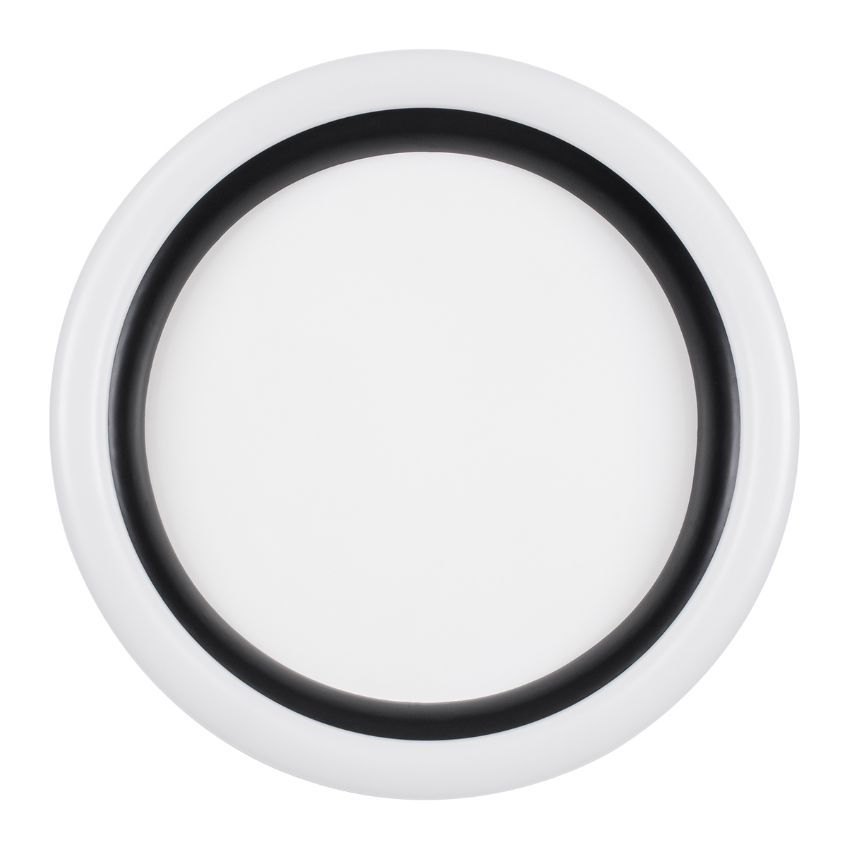 GloboStar® ARIANA 61034 Πλαφονιέρα Οροφής Κύκλος LED CCT 55W 6376lm 120° AC 220-240V - Εναλλαγή Φωτισμού μέσω Τηλεχειριστηρίου All In One Ψυχρό Λευκό 6000k+Φυσικό Λευκό 4500k+Θερμό Λευκό 2700k Dimmable Φ48cm - Μαύρο - 3 Years Warranty - Image 5