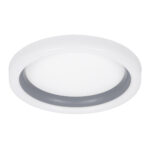 GloboStar® ARIANA 61036 Πλαφονιέρα Οροφής Κύκλος LED CCT 55W 6376lm 120° AC 220-240V - Εναλλαγή Φωτισμού μέσω Τηλεχειριστηρίου All In One Ψυχρό Λευκό 6000k+Φυσικό Λευκό 4500k+Θερμό Λευκό 2700k Dimmable Φ48cm - Ανθρακί - 3 Years Warranty - Image 2