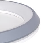 GloboStar® MELINA 61042 Πλαφονιέρα Οροφής Κύκλος LED CCT 55W 6376lm 120° AC 220-240V - Εναλλαγή Φωτισμού μέσω Τηλεχειριστηρίου All In One Ψυχρό Λευκό 6000k+Φυσικό Λευκό 4500k+Θερμό Λευκό 2700k Dimmable Φ48cm - Ανθρακί - 3 Years Warranty - Image 7