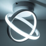 GloboStar® AMELIA 61053 Φωτιστικό Οροφής Design LED CCT 20W 2400lm 300° AC 220-240V - Εναλλαγή Φωτισμού μέσω Διακόπτη On/Off All In One Ψυχρό 6000k+Φυσικό 4500k+Θερμό 2700k Μ24.5 x Π16 x Υ25cm - Λευκό - Image 7