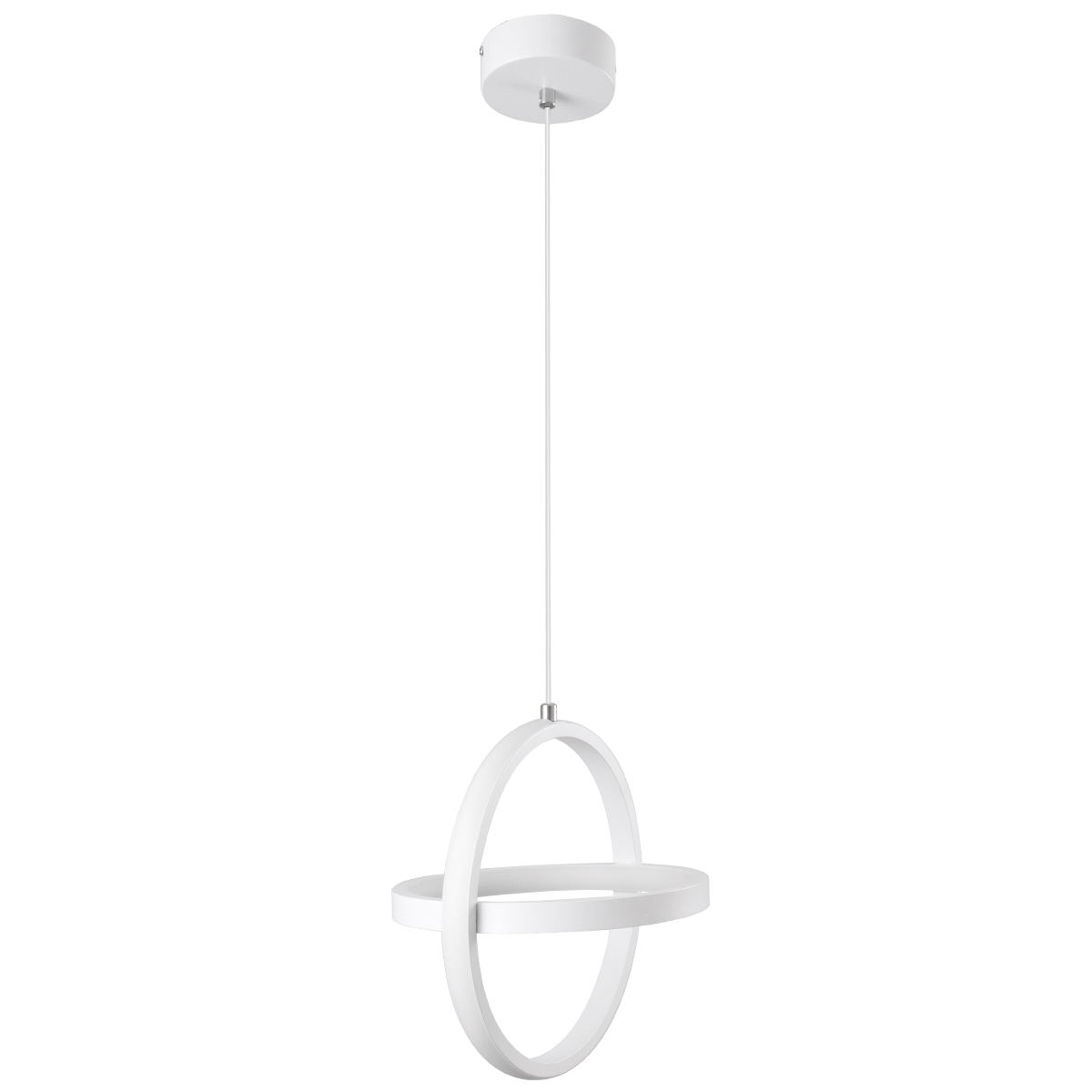 GloboStar® ALICE 61056 Κρεμαστό Φωτιστικό Οροφής Design LED CCT 20W 2400lm 300° AC 220-240V - Εναλλαγή Φωτισμού μέσω Διακόπτη On/Off All In One Ψυχρό 6000k+Φυσικό 4500k+Θερμό 2700k Μ25 x Π22 x Υ25cm - Λευκό - Image 5