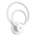 GloboStar® FREDDIE 61077 Φωτιστικό Τοίχου - Απλίκα Design LED CCT 15W 1800lm 300° AC 220-240V - Εναλλαγή Φωτισμού μέσω Διακόπτη On/Off All In One Ψυχρό 6000k+Φυσικό 4500k+Θερμό 2700k Μ20 x Π7.5 x Υ25cm - Λευκό - Image 2