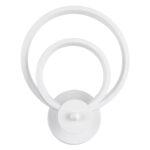 GloboStar® FREDDIE 61077 Φωτιστικό Τοίχου - Απλίκα Design LED CCT 15W 1800lm 300° AC 220-240V - Εναλλαγή Φωτισμού μέσω Διακόπτη On/Off All In One Ψυχρό 6000k+Φυσικό 4500k+Θερμό 2700k Μ20 x Π7.5 x Υ25cm - Λευκό - Image 3
