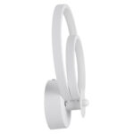 GloboStar® FREDDIE 61077 Φωτιστικό Τοίχου - Απλίκα Design LED CCT 15W 1800lm 300° AC 220-240V - Εναλλαγή Φωτισμού μέσω Διακόπτη On/Off All In One Ψυχρό 6000k+Φυσικό 4500k+Θερμό 2700k Μ20 x Π7.5 x Υ25cm - Λευκό - Image 4