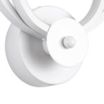 GloboStar® FREDDIE 61077 Φωτιστικό Τοίχου - Απλίκα Design LED CCT 15W 1800lm 300° AC 220-240V - Εναλλαγή Φωτισμού μέσω Διακόπτη On/Off All In One Ψυχρό 6000k+Φυσικό 4500k+Θερμό 2700k Μ20 x Π7.5 x Υ25cm - Λευκό - Image 5