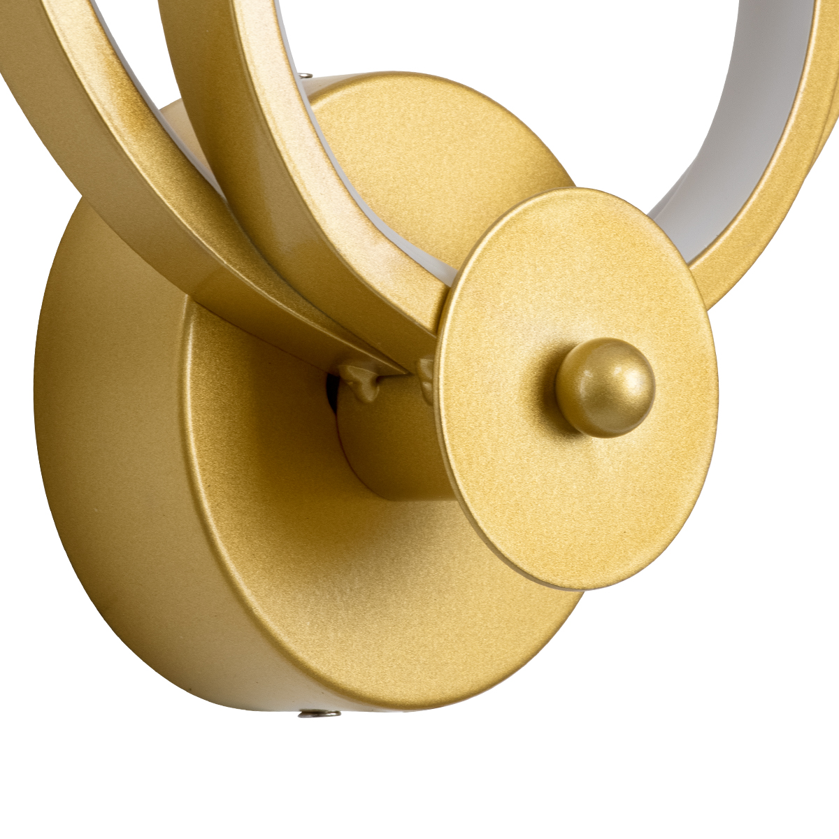 GloboStar® FREDDIE 61078 Φωτιστικό Τοίχου - Απλίκα Design LED CCT 15W 1800lm 300° AC 220-240V - Εναλλαγή Φωτισμού μέσω Διακόπτη On/Off All In One Ψυχρό 6000k+Φυσικό 4500k+Θερμό 2700k Μ20 x Π7.5 x Υ25cm - Χρυσό Βούρτσας - Image 5