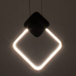 GloboStar® MARY 61084 Κρεμαστό Φωτιστικό Οροφής Design LED CCT 12W 1440lm 300° AC 220-240V - Εναλλαγή Φωτισμού μέσω Διακόπτη On/Off All In One Ψυχρό 6000k+Φυσικό 4500k+Θερμό 2700k Μ20 x Π2.3 x Υ28.5cm - Χρυσό Βούρτσας - Image 9