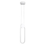 GloboStar® ILDI 61089 Κρεμαστό Φωτιστικό Οροφής Design LED CCT 12W 1440lm 300° AC 220-240V - Εναλλαγή Φωτισμού μέσω Διακόπτη On/Off All In One Ψυχρό 6000k+Φυσικό 4500k+Θερμό 2700k Μ10 x Π2.3 x Υ38cm - Λευκό - Image 3