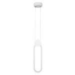 GloboStar® ILDI 61089 Κρεμαστό Φωτιστικό Οροφής Design LED CCT 12W 1440lm 300° AC 220-240V - Εναλλαγή Φωτισμού μέσω Διακόπτη On/Off All In One Ψυχρό 6000k+Φυσικό 4500k+Θερμό 2700k Μ10 x Π2.3 x Υ38cm - Λευκό - Image 4