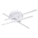 GloboStar® DRACO 61094 Φωτιστικό Οροφής Γραμμικό Linear Design LED CCT 45W 5535lm 120° AC 220-240V - Εναλλαγή Φωτισμού μέσω Τηλεχειριστηρίου All In One Ψυχρό 6000k+Φυσικό 4500k+Θερμό 2700k Dimmable Φ50 x Υ11cm - Λευκό - 3 Years Warranty - Image 2