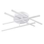 GloboStar® DRACO 61096 Φωτιστικό Οροφής Γραμμικό Linear Design LED CCT 60W 7380lm 120° AC 220-240V - Εναλλαγή Φωτισμού μέσω Τηλεχειριστηρίου All In One Ψυχρό 6000k+Φυσικό 4500k+Θερμό 2700k Dimmable Φ60 x Υ11cm - Λευκό - 3 Years Warranty - Image 2