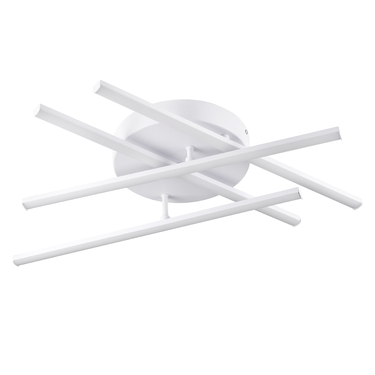 GloboStar® DRACO 61096 Φωτιστικό Οροφής Γραμμικό Linear Design LED CCT 60W 7380lm 120° AC 220-240V - Εναλλαγή Φωτισμού μέσω Τηλεχειριστηρίου All In One Ψυχρό 6000k+Φυσικό 4500k+Θερμό 2700k Dimmable Φ60 x Υ11cm - Λευκό - 3 Years Warranty - Image 2