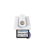 GloboStar® MANHATTAN 61098 Μοντέρνο Χωνευτό Φωτιστικό Τοίχου - Απλίκα Ξενοδοχείου Bed Side LED 3W 405lm 36° AC 220-240V - Reading Light - Μ7 x Π7 x Υ17cm - Φυσικό Λευκό 4500K - Λευκό - Image 6