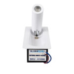 GloboStar® MANHATTAN 61098 Μοντέρνο Χωνευτό Φωτιστικό Τοίχου - Απλίκα Ξενοδοχείου Bed Side LED 3W 405lm 36° AC 220-240V - Reading Light - Μ7 x Π7 x Υ17cm - Φυσικό Λευκό 4500K - Λευκό - Image 7