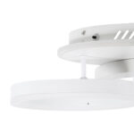 GloboStar® VENOM 61121 Φωτιστικό Οροφής Δαχτυλίδι-Κύκλος LED CCT 67W 8107lm 360° AC 220-240V - Εναλλαγή Φωτισμού μέσω Τηλεχειριστηρίου All In One Ψυχρό 6000k+Φυσικό 4500k+Θερμό 2700k Dimmable Φ25+40cm+BackLight - Λευκό - 3 Years Warranty - Image 6