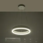 GLOBOSTAR® VENOM 61174 Μοντέρνο Κρεμαστό Φωτιστικό Οροφής LED 30W 3513lm 120° AC 220-240V IP20 Ρυθμιζόμενο Λευκό CCT με Χειριστήριο από 2700K έως 6000K Dimmable - Lumileds SMD Chip - Λευκό Ματ - Μ40 x Π40 x Υ6.5cm - 3 Χρόνια Εγγύηση - Image 12