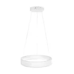 GLOBOSTAR® VENOM 61174 Μοντέρνο Κρεμαστό Φωτιστικό Οροφής LED 30W 3513lm 120° AC 220-240V IP20 Ρυθμιζόμενο Λευκό CCT με Χειριστήριο από 2700K έως 6000K Dimmable - Lumileds SMD Chip - Λευκό Ματ - Μ40 x Π40 x Υ6.5cm - 3 Χρόνια Εγγύηση - Image 4