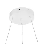 GLOBOSTAR® VENOM 61174 Μοντέρνο Κρεμαστό Φωτιστικό Οροφής LED 30W 3513lm 120° AC 220-240V IP20 Ρυθμιζόμενο Λευκό CCT με Χειριστήριο από 2700K έως 6000K Dimmable - Lumileds SMD Chip - Λευκό Ματ - Μ40 x Π40 x Υ6.5cm - 3 Χρόνια Εγγύηση - Image 6