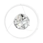 GLOBOSTAR® VENOM 61174 Μοντέρνο Κρεμαστό Φωτιστικό Οροφής LED 30W 3513lm 120° AC 220-240V IP20 Ρυθμιζόμενο Λευκό CCT με Χειριστήριο από 2700K έως 6000K Dimmable - Lumileds SMD Chip - Λευκό Ματ - Μ40 x Π40 x Υ6.5cm - 3 Χρόνια Εγγύηση - Image 7