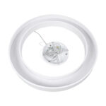 GloboStar® RA 61197 Κρεμαστό Φωτιστικό Δαχτυλίδι-Κύκλος LED CCT 75W 8250lm 120° AC 220-240V - Εναλλαγή Φωτισμού μέσω Τηλεχειριστηρίου All In One Ψυχρό 6000k+Φυσικό 4500k+Θερμό 2700k Dimmable Φ80cm - Λευκό - 3 Years Warranty - Image 7