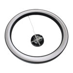 GloboStar® RA 61198 Κρεμαστό Φωτιστικό Δαχτυλίδι-Κύκλος LED CCT 100W 11020lm 120° AC 220-240V - Εναλλαγή Φωτισμού μέσω Τηλεχειριστηρίου All In One Ψυχρό 6000k+Φυσικό 4500k+Θερμό 2700k Dimmable Φ120cm - Μαύρο - 3 Years Warranty - Image 7