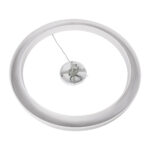 GloboStar® RA 61199 Κρεμαστό Φωτιστικό Δαχτυλίδι-Κύκλος LED CCT 100W 11020lm 120° AC 220-240V - Εναλλαγή Φωτισμού μέσω Τηλεχειριστηρίου All In One Ψυχρό 6000k+Φυσικό 4500k+Θερμό 2700k Dimmable Φ120cm - Λευκό - 3 Years Warranty - Image 7