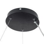 GloboStar® BURTON 61200-P Κρεμαστή Πλαφονιέρα Οροφής LED CCT 67W 7370lm 120° AC 220-240V - Εναλλαγή Φωτισμού μέσω Τηλεχειριστηρίου All In One Ψυχρό 6000k+Φυσικό 4500k+Θερμό 2700k Dimmable Φ40cm - Μαύρο - 3 Years Warranty - Image 11