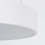 GloboStar® BURTON 61201-P Κρεμαστή Πλαφονιέρα Οροφής LED CCT 67W 7370lm 120° AC 220-240V - Εναλλαγή Φωτισμού μέσω Τηλεχειριστηρίου All In One Ψυχρό 6000k+Φυσικό 4500k+Θερμό 2700k Dimmable Φ40cm - Λευκό - 3 Years Warranty - Image 5