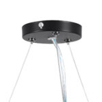 GloboStar® BURTON 61202-P Κρεμαστή Πλαφονιέρα Οροφής LED CCT 75W 8625lm 120° AC 220-240V - Εναλλαγή Φωτισμού μέσω Τηλεχειριστηρίου All In One Ψυχρό 6000k+Φυσικό 4500k+Θερμό 2700k Dimmable Φ60cm - Μαύρο - 3 Years Warranty - Image 13
