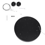 GloboStar® BURTON 61202-P Κρεμαστή Πλαφονιέρα Οροφής LED CCT 75W 8625lm 120° AC 220-240V - Εναλλαγή Φωτισμού μέσω Τηλεχειριστηρίου All In One Ψυχρό 6000k+Φυσικό 4500k+Θερμό 2700k Dimmable Φ60cm - Μαύρο - 3 Years Warranty - Image 14
