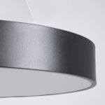 GloboStar® BURTON 61202-P Κρεμαστή Πλαφονιέρα Οροφής LED CCT 75W 8625lm 120° AC 220-240V - Εναλλαγή Φωτισμού μέσω Τηλεχειριστηρίου All In One Ψυχρό 6000k+Φυσικό 4500k+Θερμό 2700k Dimmable Φ60cm - Μαύρο - 3 Years Warranty - Image 6