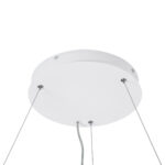 GloboStar® BURTON 61205-P Κρεμαστή Πλαφονιέρα Οροφής LED CCT 100W 11020lm 120° AC 220-240V - Εναλλαγή Φωτισμού μέσω Τηλεχειριστηρίου All In One Ψυχρό 6000k+Φυσικό 4500k+Θερμό 2700k Dimmable Φ80cm - Λευκό - 3 Years Warranty - Image 11