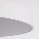 GloboStar® BURTON 61205-P Κρεμαστή Πλαφονιέρα Οροφής LED CCT 100W 11020lm 120° AC 220-240V - Εναλλαγή Φωτισμού μέσω Τηλεχειριστηρίου All In One Ψυχρό 6000k+Φυσικό 4500k+Θερμό 2700k Dimmable Φ80cm - Λευκό - 3 Years Warranty - Image 5