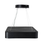 GloboStar® KAMALA 61206-S Πλαφονιέρα Οροφής LED CCT 67W 7370lm 120° AC 220-240V - Εναλλαγή Φωτισμού μέσω Τηλεχειριστηρίου All In One Ψυχρό 6000k+Φυσικό 4500k+Θερμό 2700k Dimmable Μ40 x Π40 x Υ8cm- Μαύρο - 3 Years Warranty - Image 11