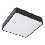 GloboStar® KAMALA 61206-S Πλαφονιέρα Οροφής LED CCT 67W 7370lm 120° AC 220-240V - Εναλλαγή Φωτισμού μέσω Τηλεχειριστηρίου All In One Ψυχρό 6000k+Φυσικό 4500k+Θερμό 2700k Dimmable Μ40 x Π40 x Υ8cm- Μαύρο - 3 Years Warranty - Image 3