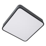 GloboStar® KAMALA 61206-S Πλαφονιέρα Οροφής LED CCT 67W 7370lm 120° AC 220-240V - Εναλλαγή Φωτισμού μέσω Τηλεχειριστηρίου All In One Ψυχρό 6000k+Φυσικό 4500k+Θερμό 2700k Dimmable Μ40 x Π40 x Υ8cm- Μαύρο - 3 Years Warranty - Image 4