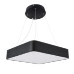 GloboStar® KAMALA 61206-S Πλαφονιέρα Οροφής LED CCT 67W 7370lm 120° AC 220-240V - Εναλλαγή Φωτισμού μέσω Τηλεχειριστηρίου All In One Ψυχρό 6000k+Φυσικό 4500k+Θερμό 2700k Dimmable Μ40 x Π40 x Υ8cm- Μαύρο - 3 Years Warranty - Image 8