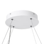 GloboStar® KAMALA 61207-P Κρεμαστή Πλαφονιέρα Οροφής LED CCT 67W 7370lm 120° AC 220-240V - Εναλλαγή Φωτισμού μέσω Τηλεχειριστηρίου All In One Ψυχρό 6000k+Φυσικό 4500k+Θερμό 2700k Dimmable Μ40 x Π40 x Υ8cm - Λευκό - 3 Years Warranty - Image 13