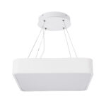 GloboStar® KAMALA 61207-S Πλαφονιέρα Οροφής LED CCT 67W 7370lm 120° AC 220-240V - Εναλλαγή Φωτισμού μέσω Τηλεχειριστηρίου All In One Ψυχρό 6000k+Φυσικό 4500k+Θερμό 2700k Dimmable Μ40 x Π40 x Υ8cm - Λευκό - 3 Years Warranty - Image 9